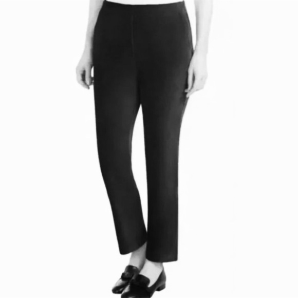 Hilary Radley Pants - Hilary Radley Black Straight Leg Pants